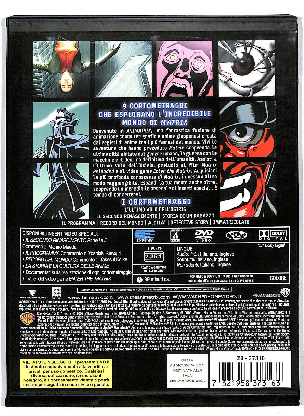 EBOND Animatrix DVD Snapper D584945