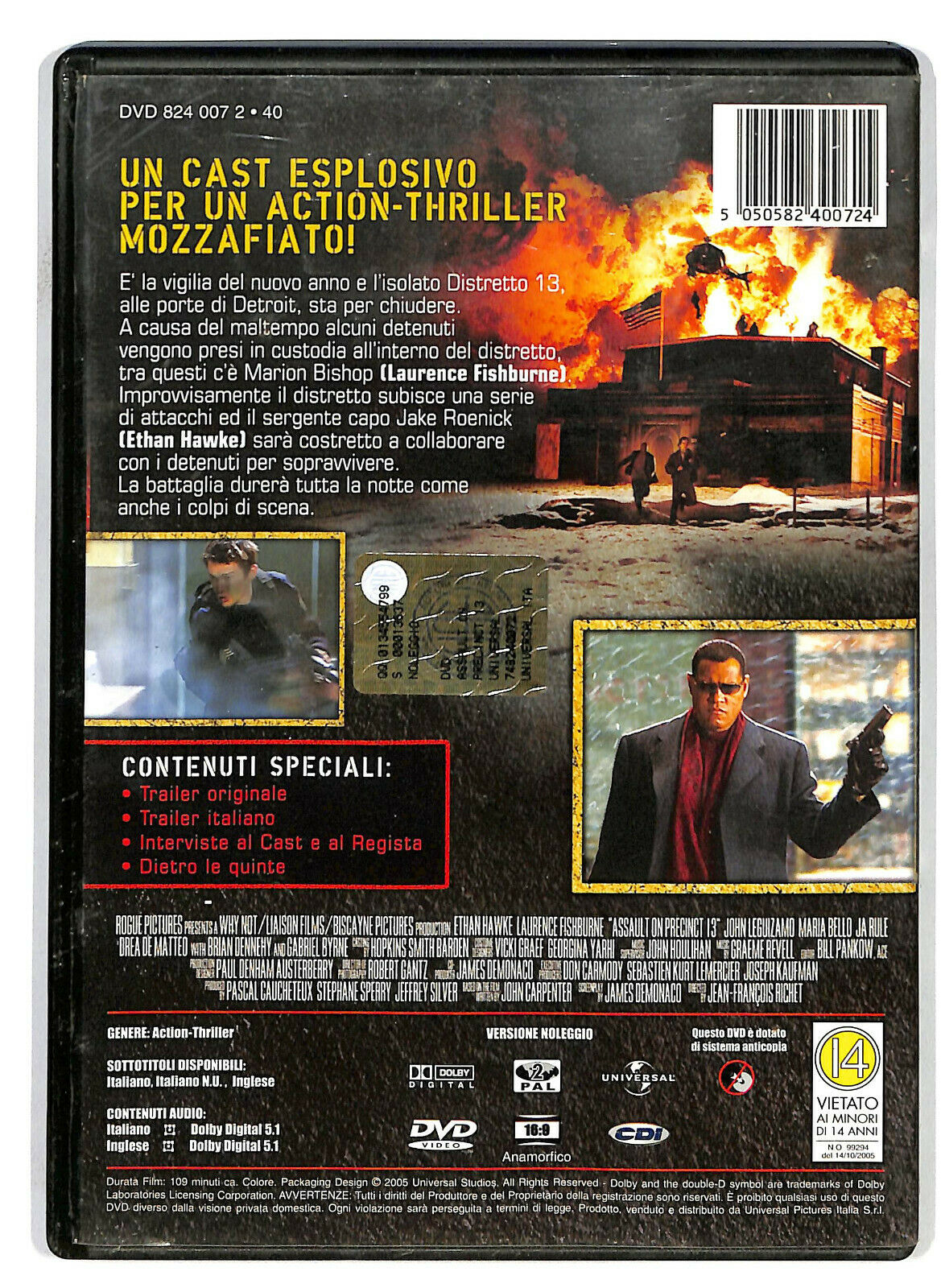 EBOND Assault On Precint 13 DVD Ex Noleggio D584958