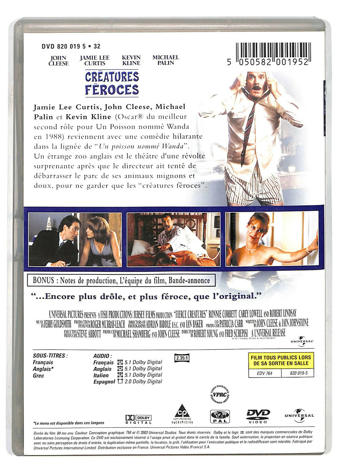 EBOND Creatures Feroces DVD D584966