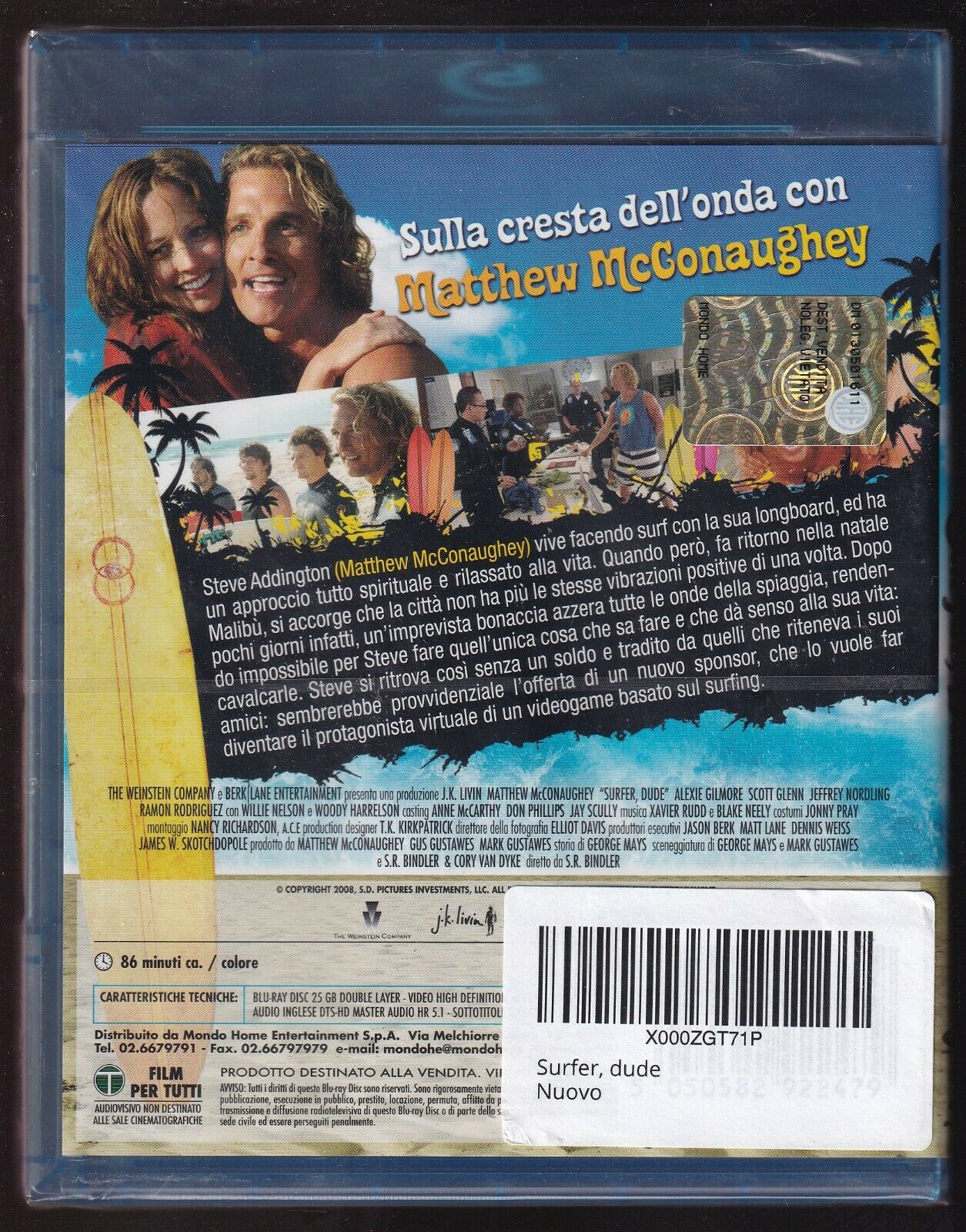 EBOND Surfer, Dude BLURAY D585002