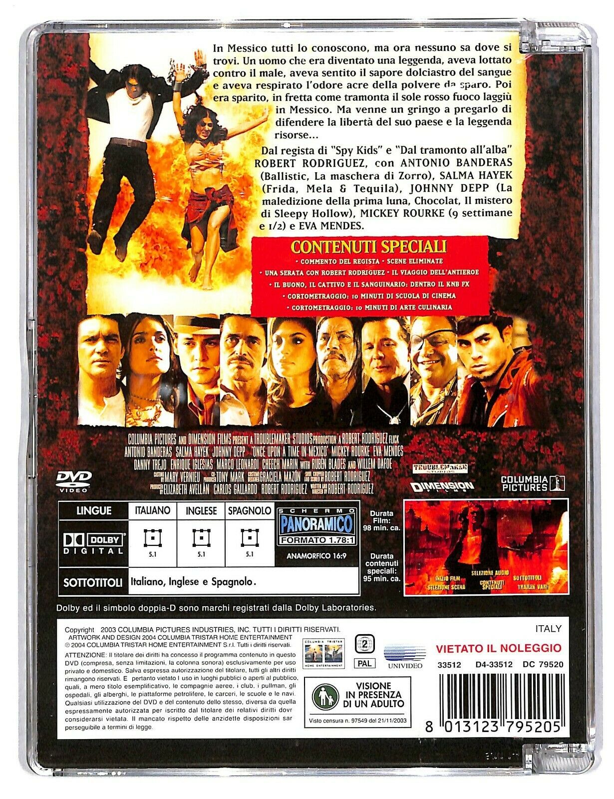 EBOND C'era Una Volta In Messico Sjb DVD D585137