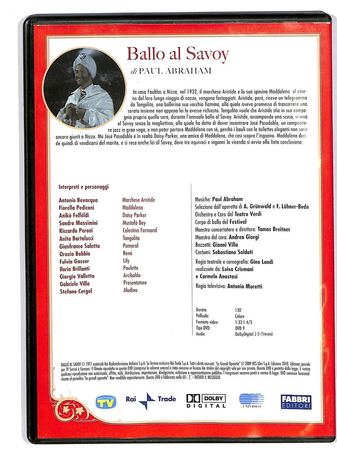 EBOND Le Grandi Operette - Ballo Al Savoy DVD Editoriale D585225