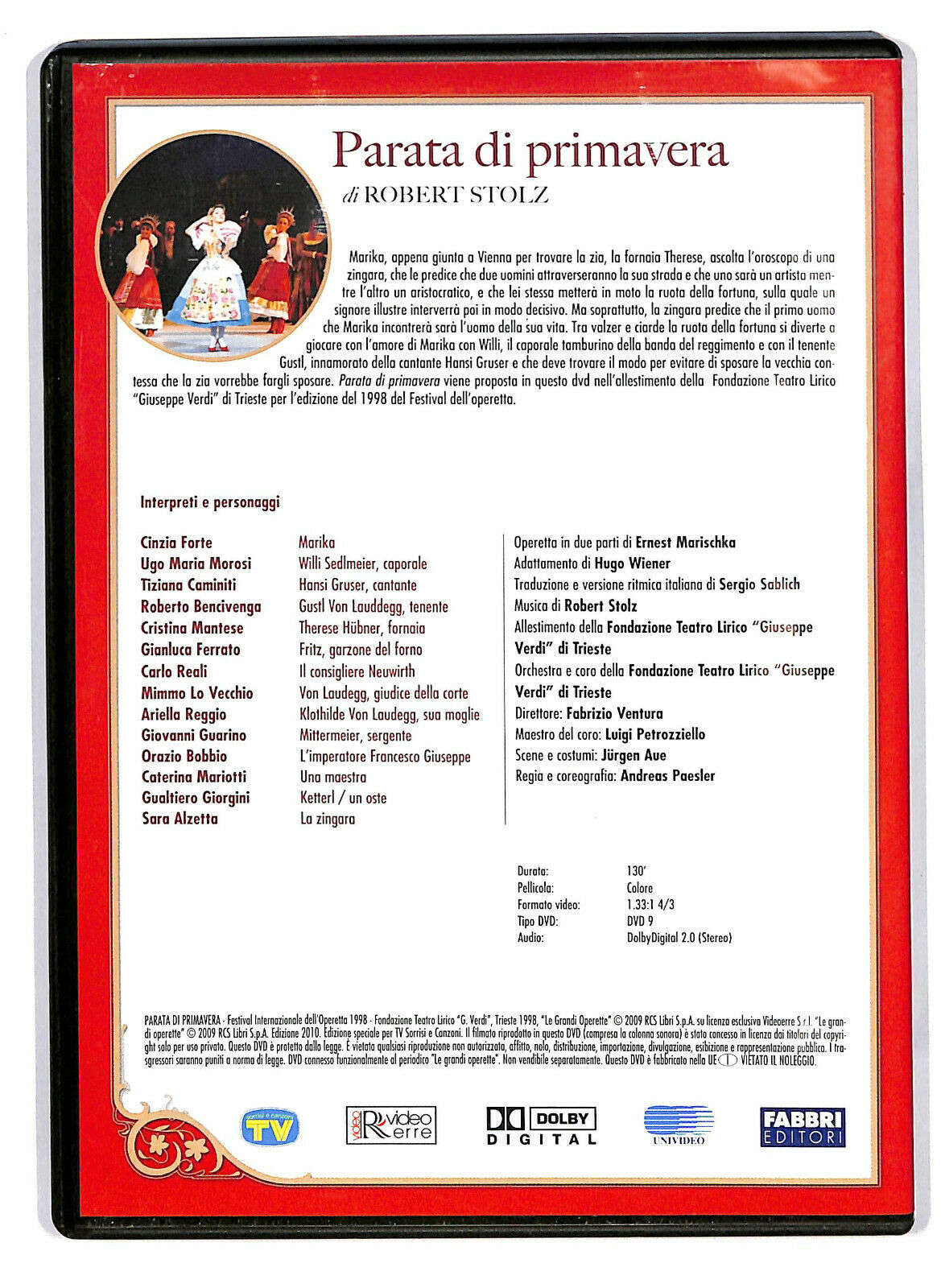 EBOND Le Grandi Operette - Parata Di Primavera DVD Editoriale D585242