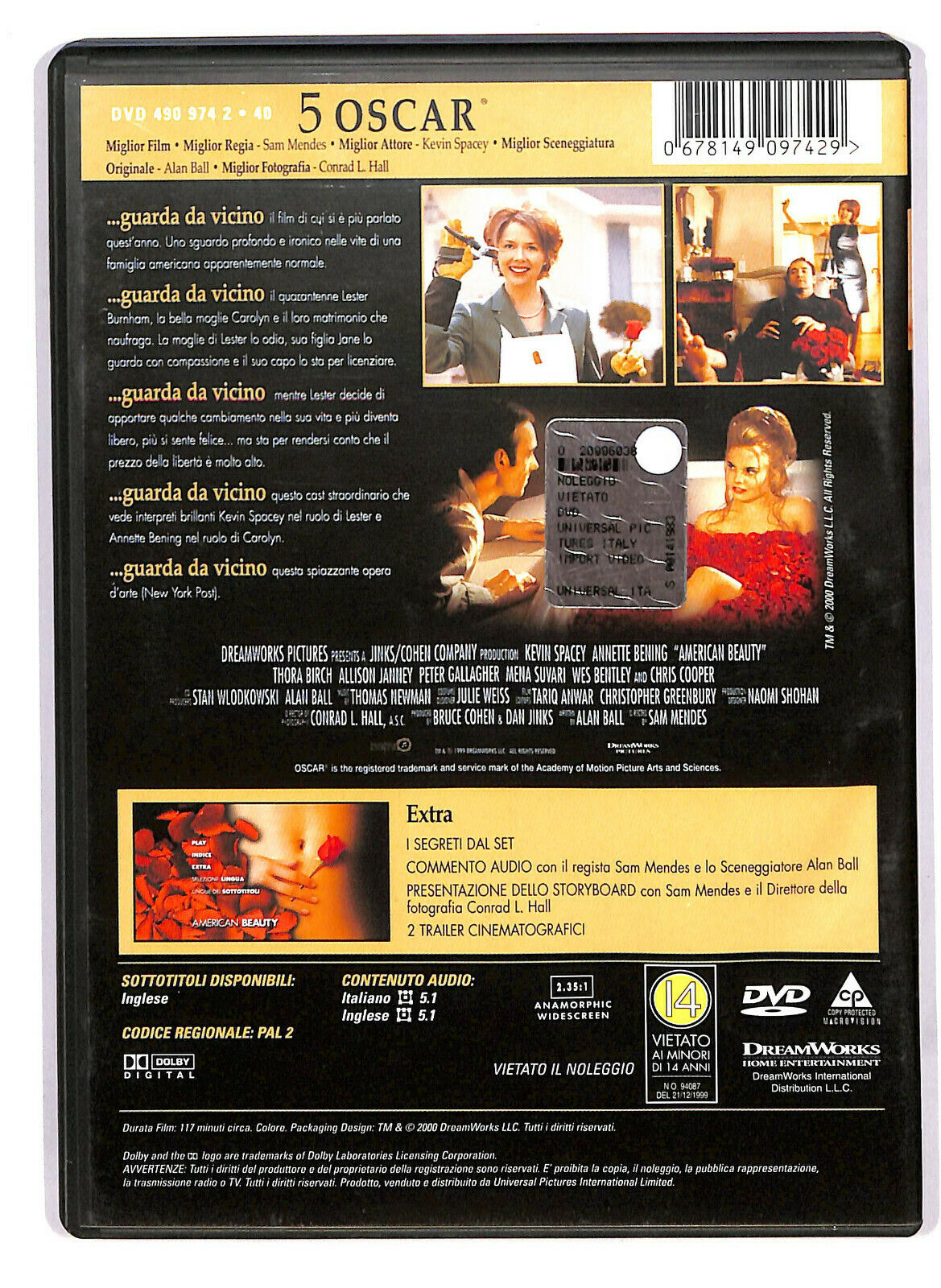 EBOND American Beauty DVD D585323