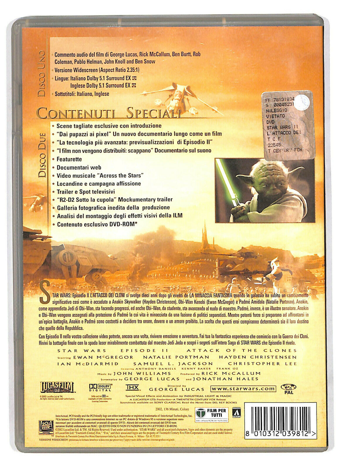 EBOND Star Wars 2 - L'attacco Dei Cloni DVD D585358