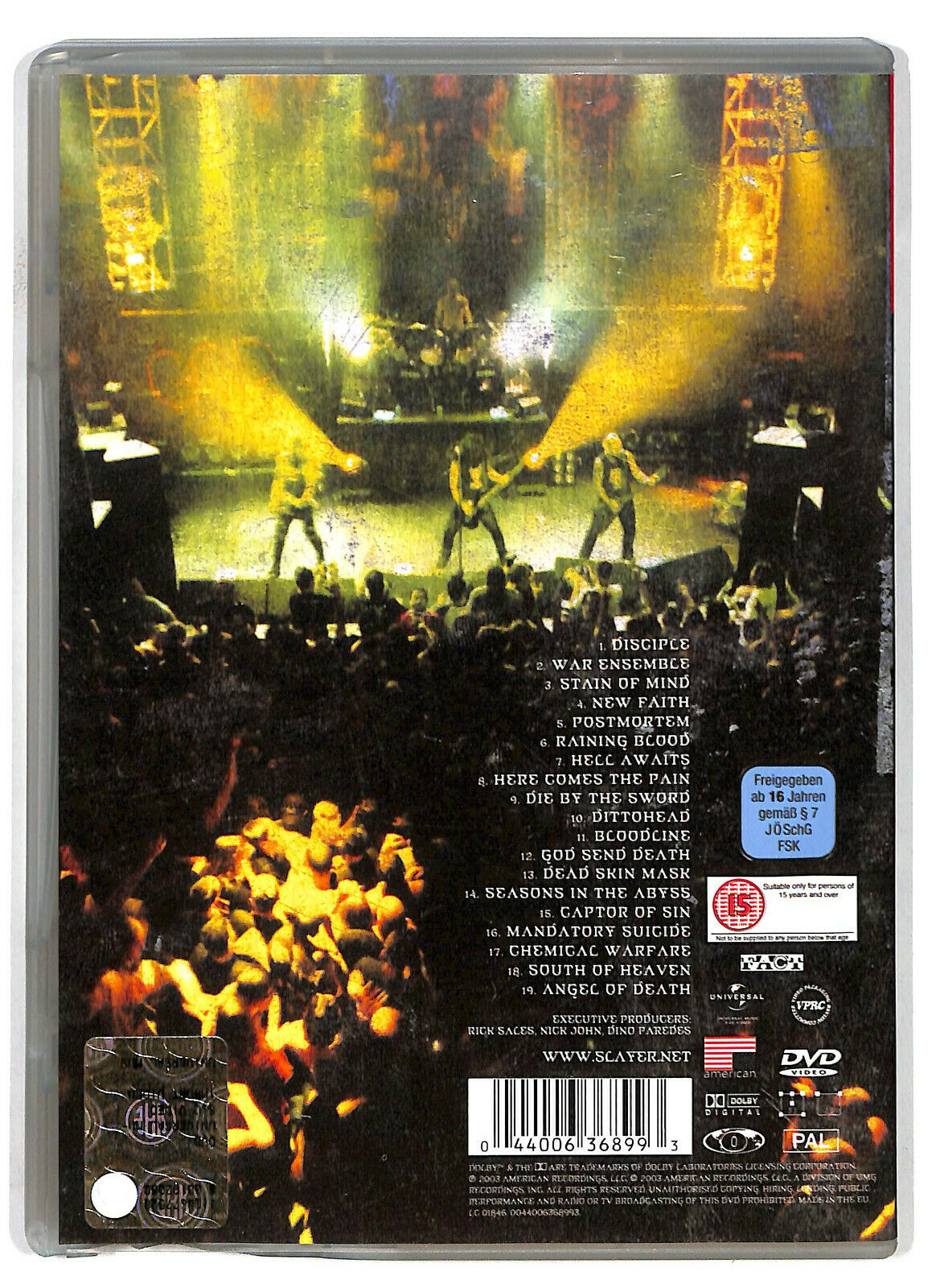 EBOND Slayer War At The Warfield DVD D585407