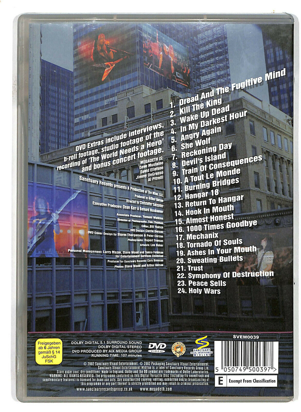 EBOND Megadeth Rude Awakening DVD D585425
