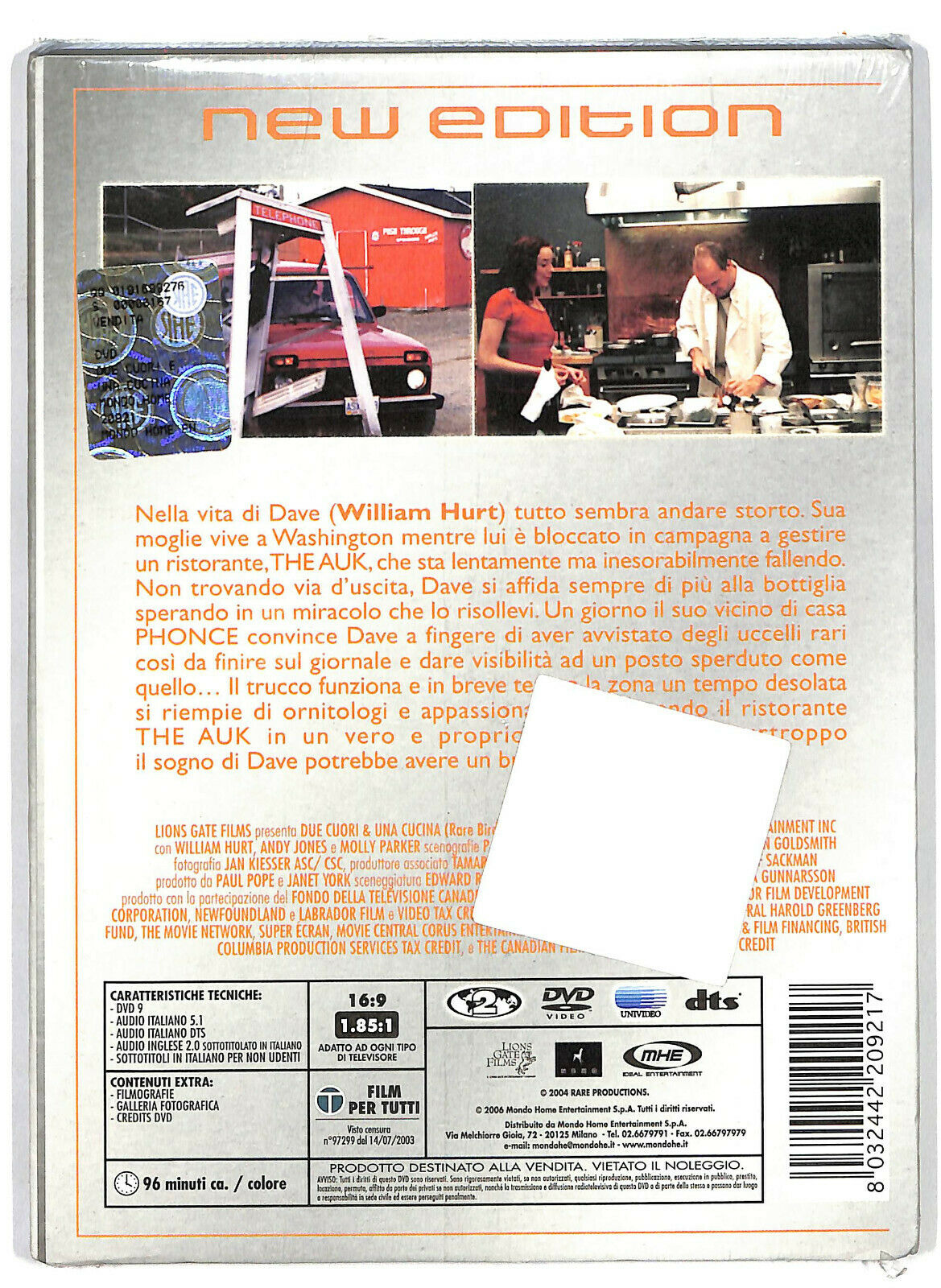 EBOND Due Cuori e Una Cucina DVD D585432