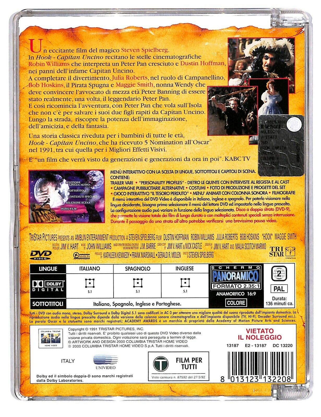 EBOND Hook - Capitan Uncino Collector's Edition Sjb DVD D585525