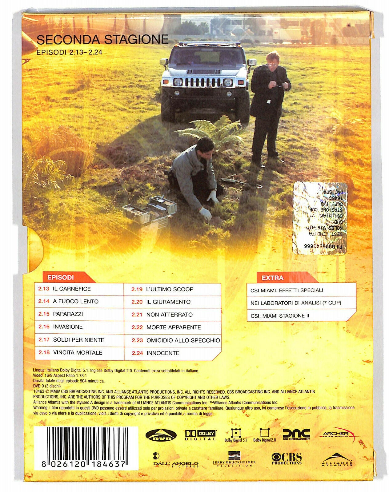 EBOND Csi: Miami. Stagione 2. Vol. 2 DVD D585604