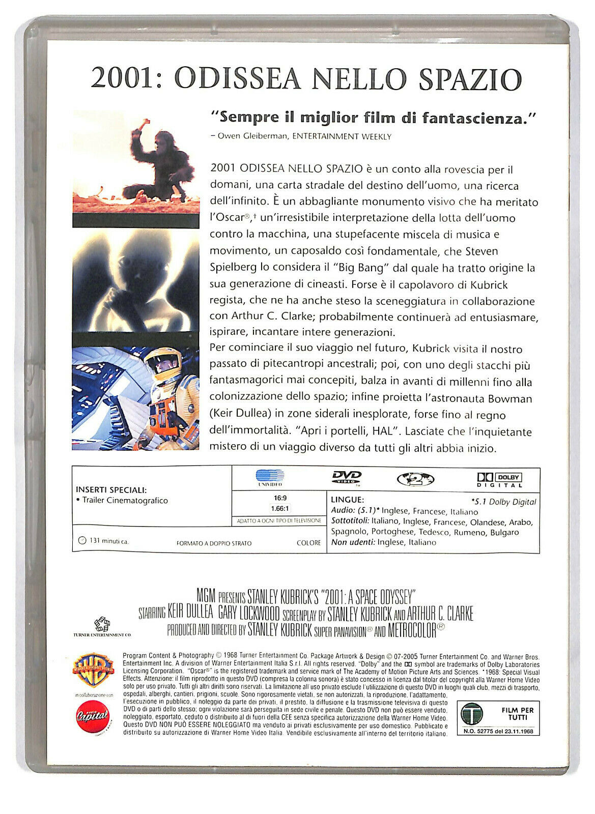 EBOND 2001 Odissea Nello Spazio DVD Editoriale D585650