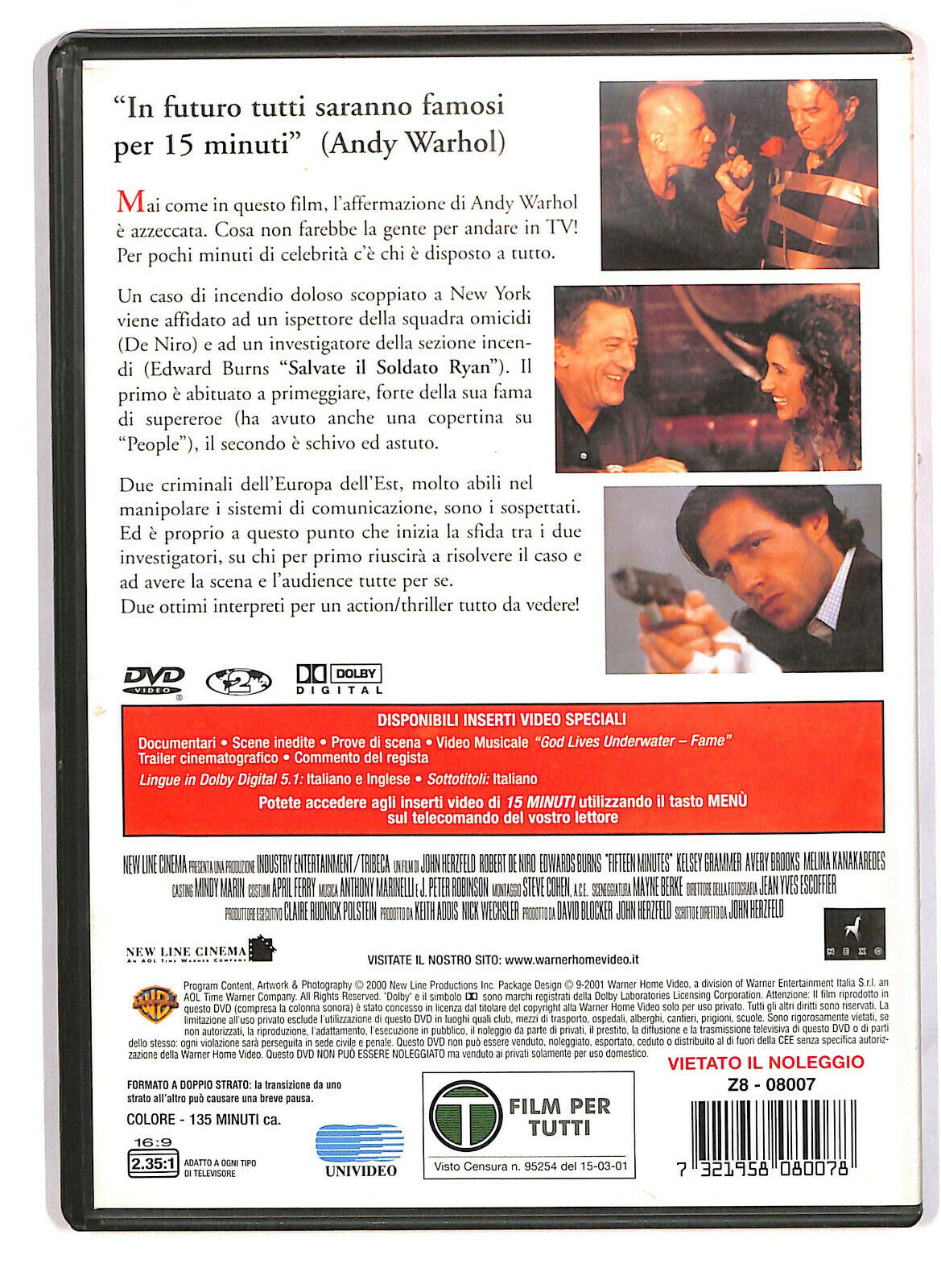 EBOND 15 Minuti - Follia Omicida a New York DVD D585660