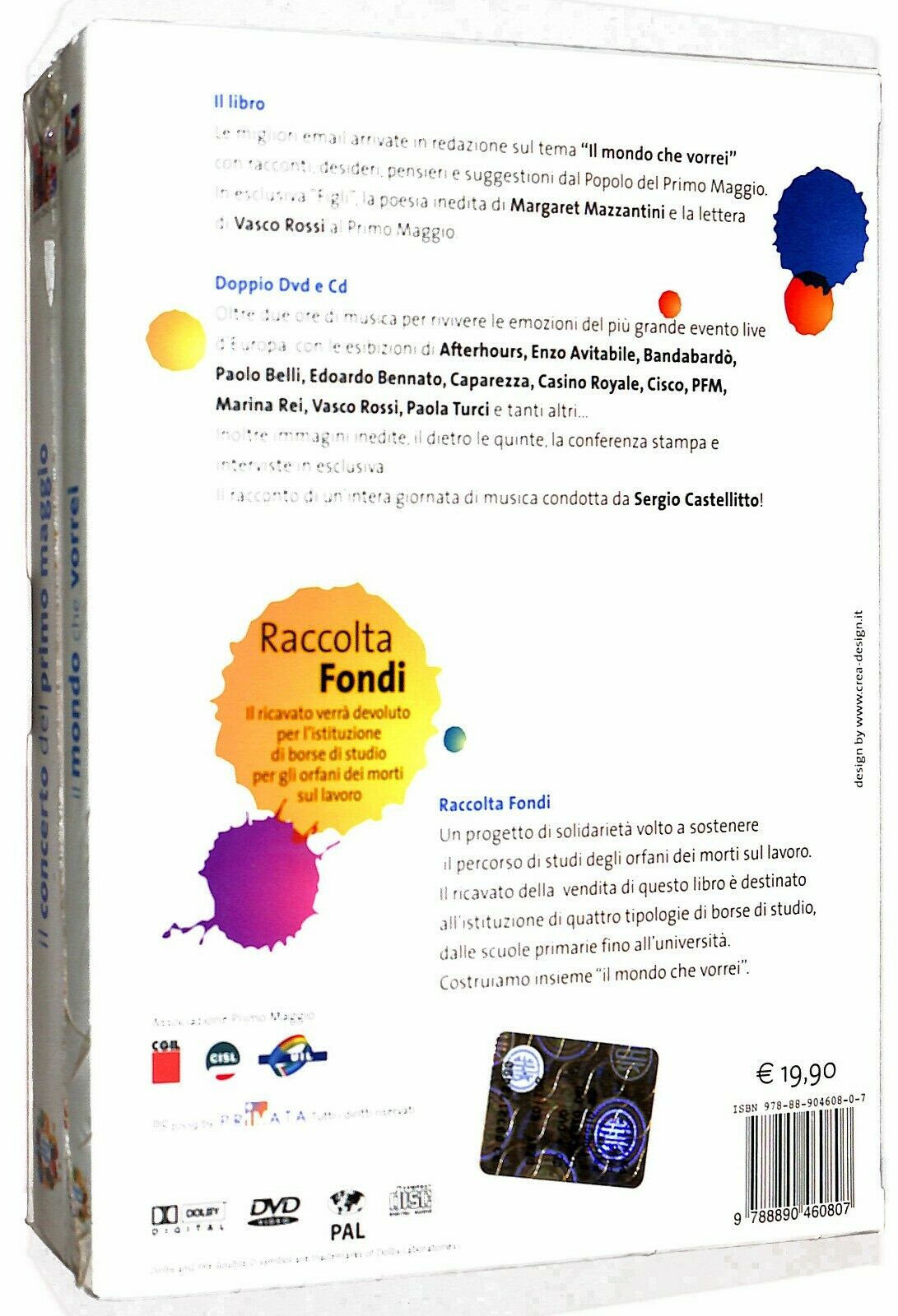 EBOND Il Mondo Del Primo Maggio 2009 Libro + 2 DVD + CD D586001