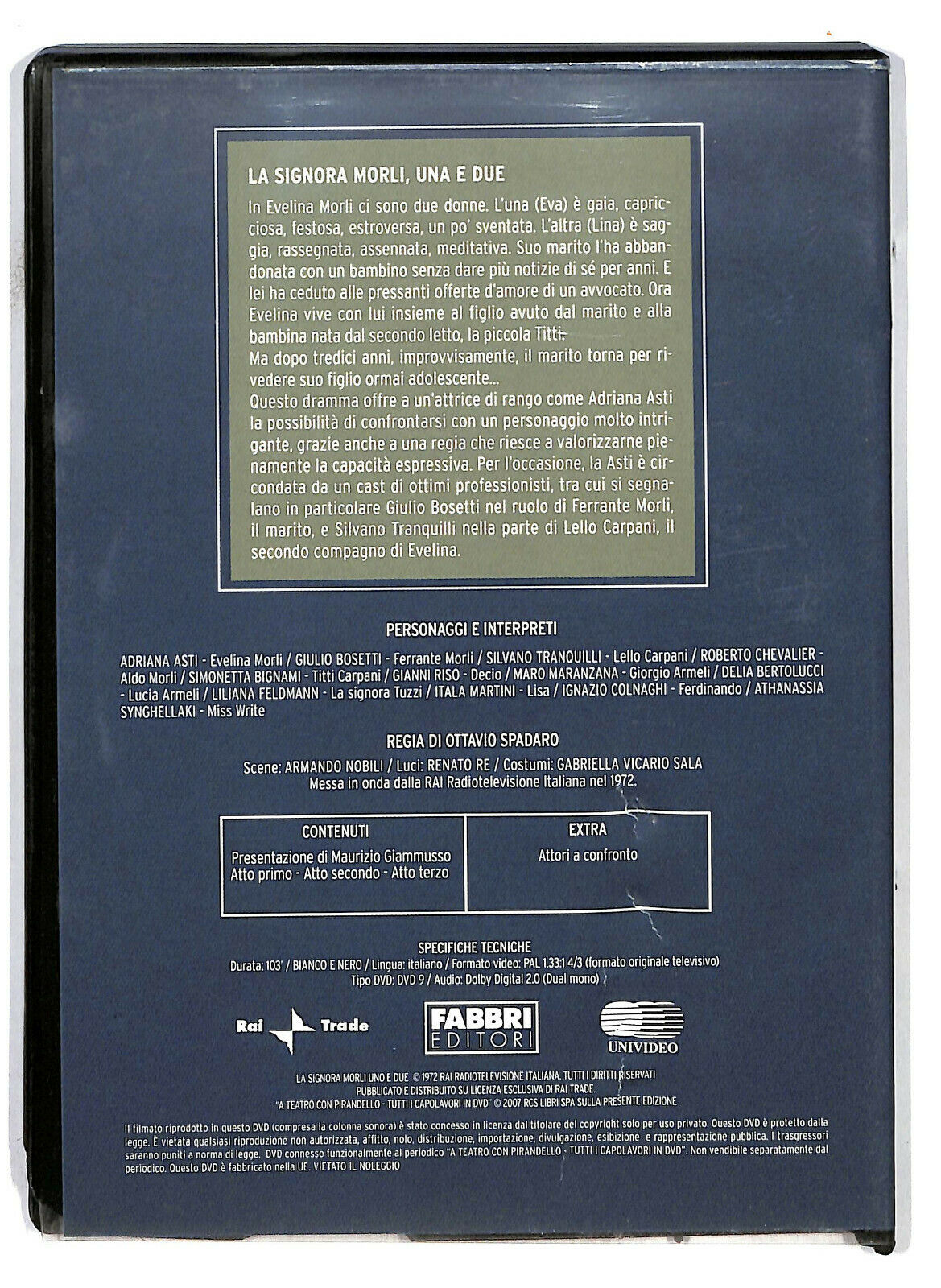 EBOND La Signora Morli Una E Due DVD D586106