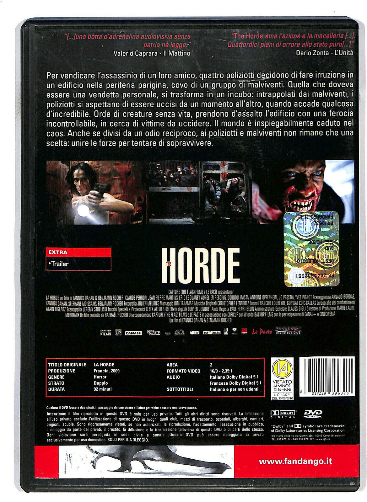 EBOND The Horde DVD D586150