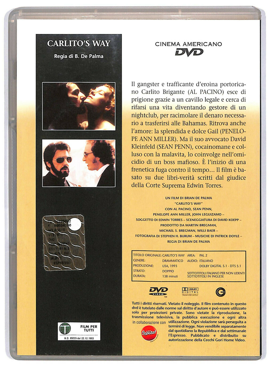 EBOND Carlito's Way DVD D586255