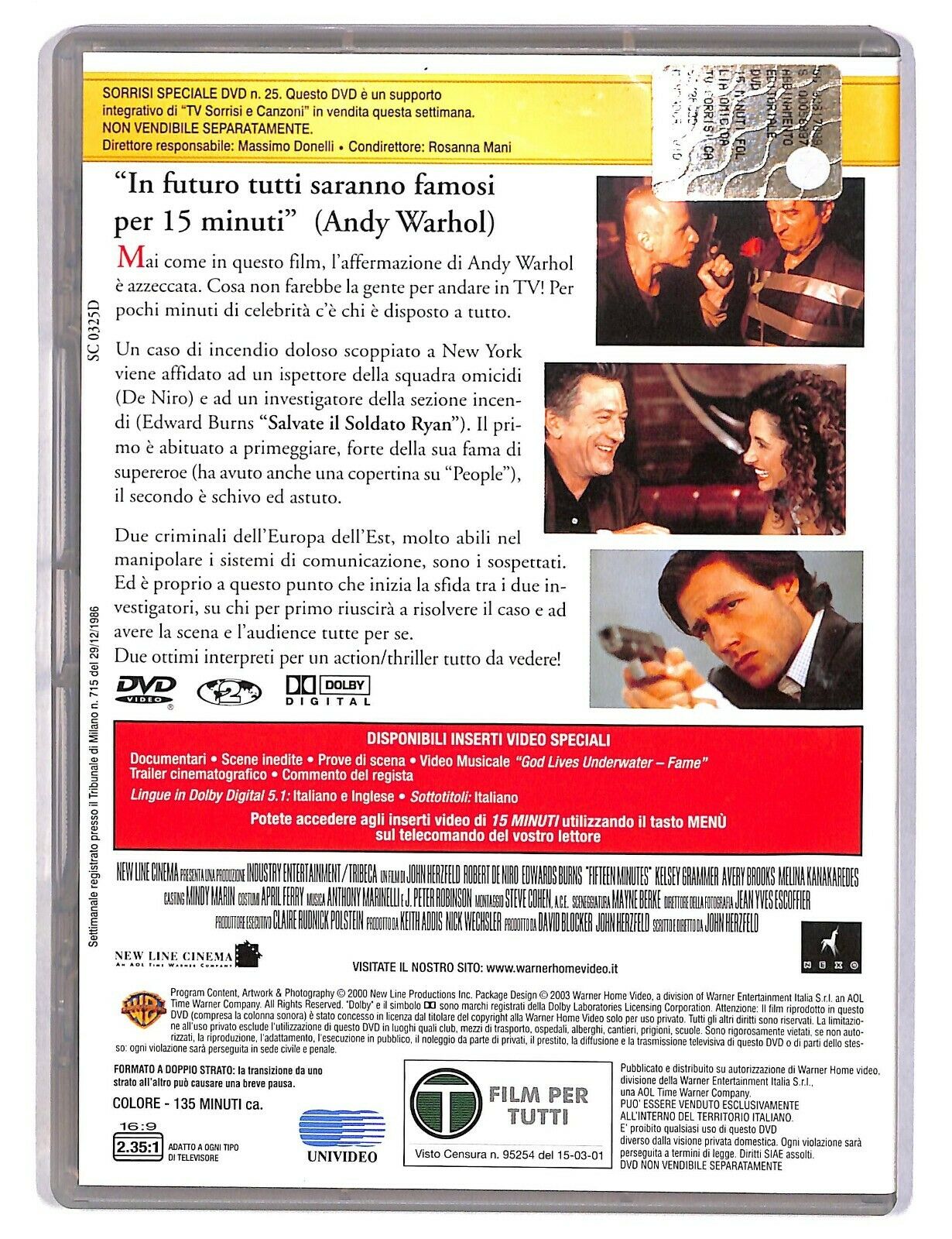 EBOND 15 Minuti - Follia Omicida a New York DVD D586807