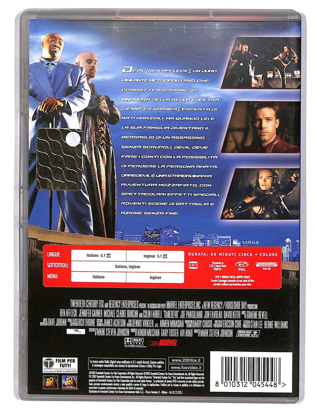 EBOND Daredevil Con Ben Affleck DVD D586812