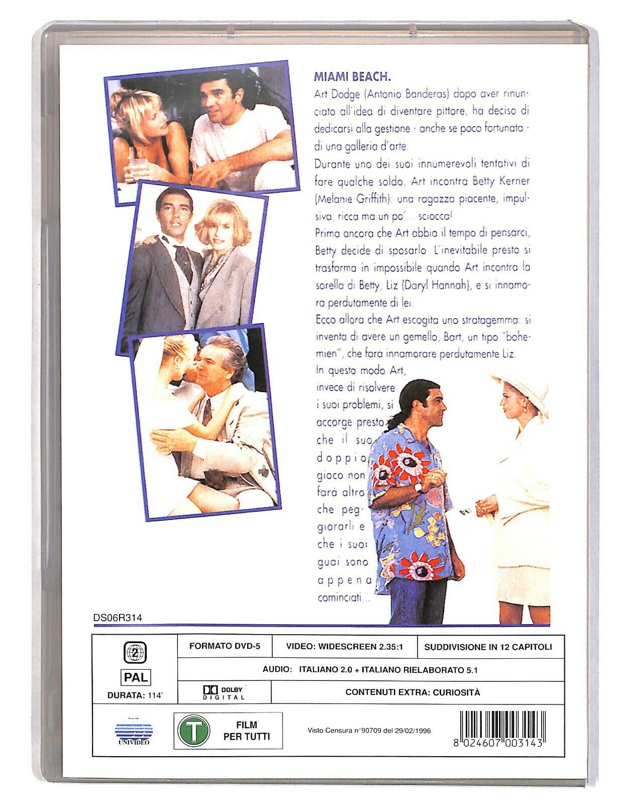 EBOND Two Much - Uno Di Troppo Con Antonio Banderas DVD D586854