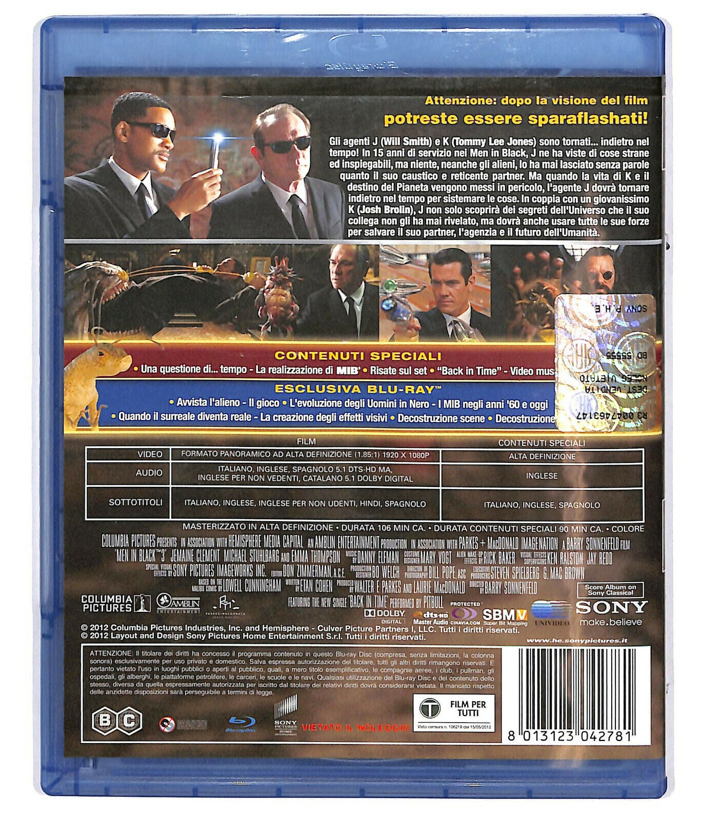 EBOND Men In Black 3 BLURAY D586945