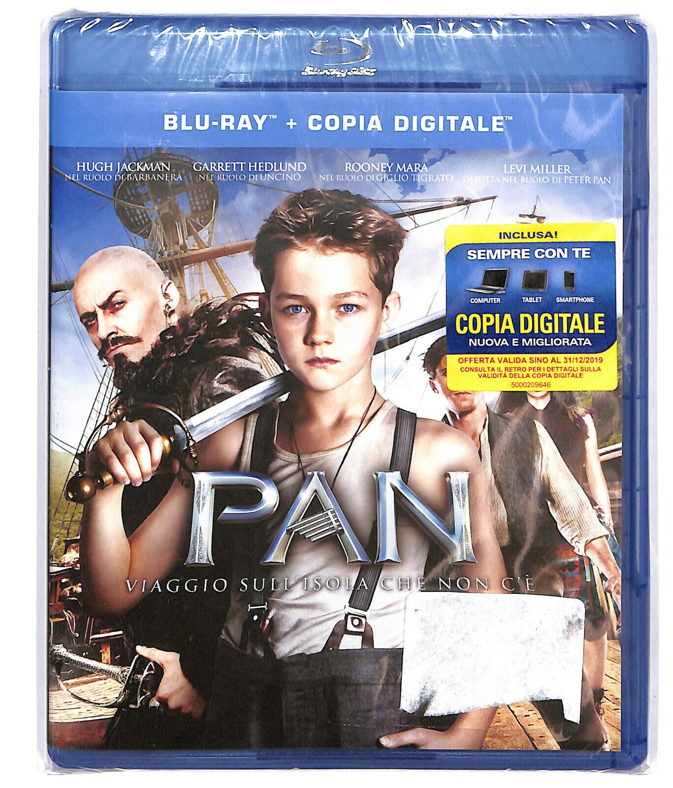 EBOND Pan - Viaggio Sull'isola Che Non C'e BLURAY + Copia Digitale BLURAY D586964