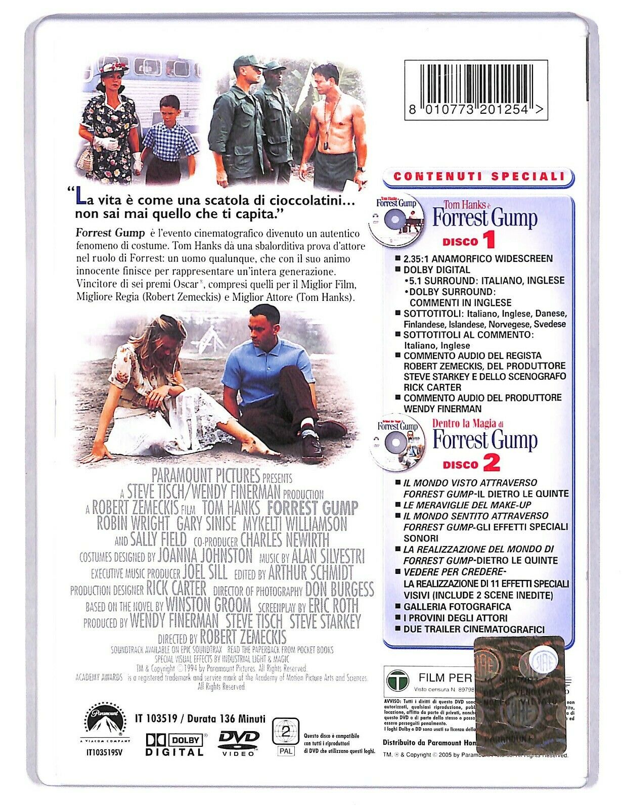 EBOND Forrest Gump Edizione Speciale 2 DVD D587032