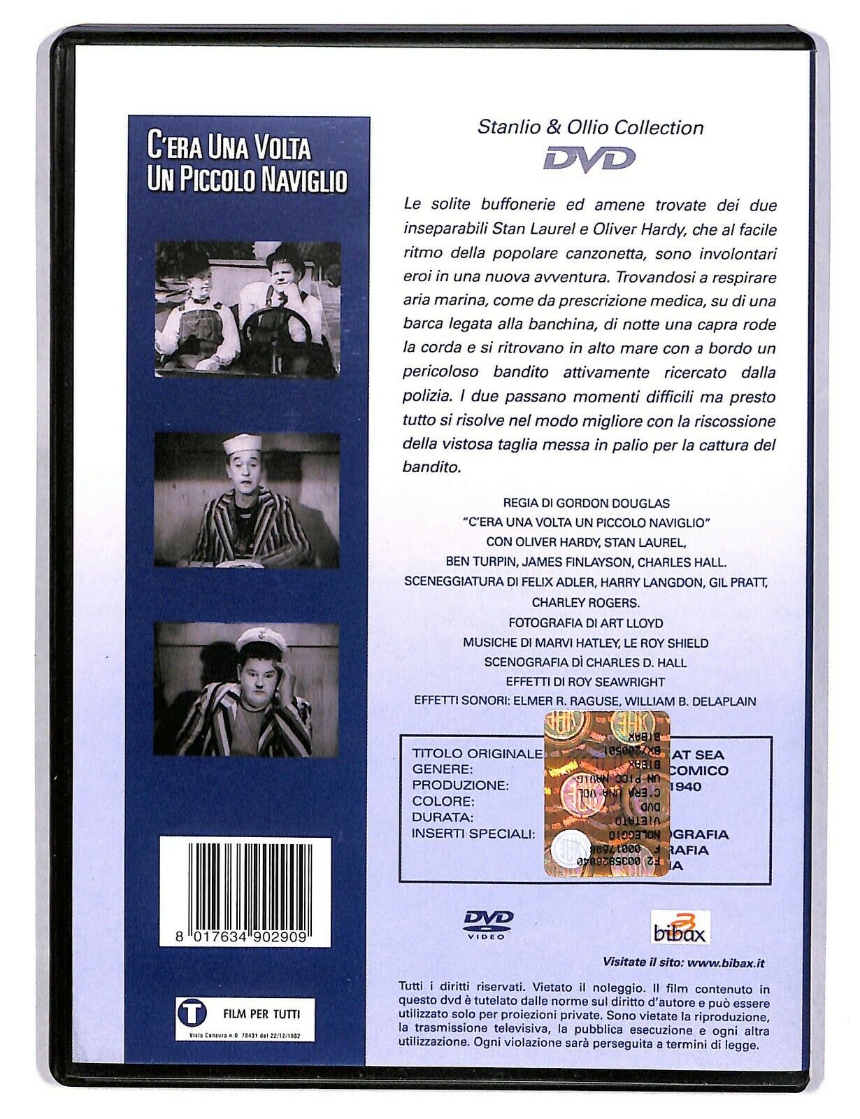 EBOND C'era Una Volta Un Piccolo Naviglio Stanlio e Ollio Collection DVD D587043