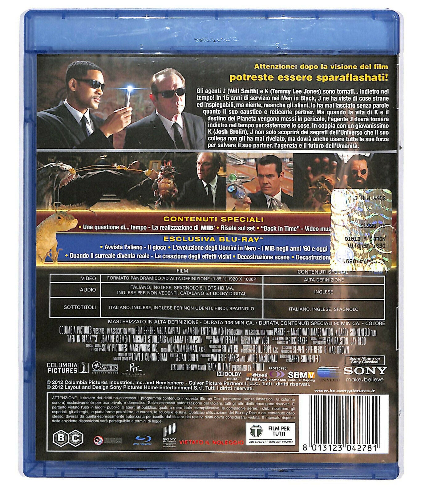 EBOND Men In Black 3 BLURAY D587102