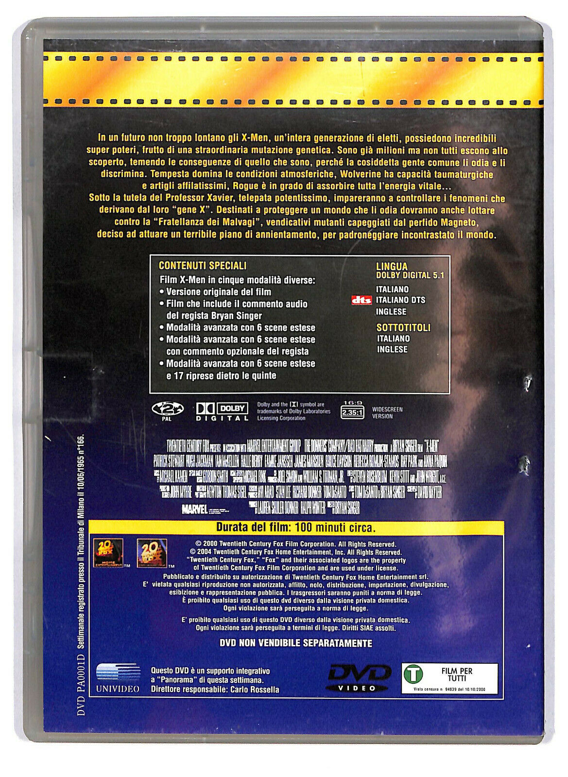 EBOND X - Men DVD Editoriale D587309