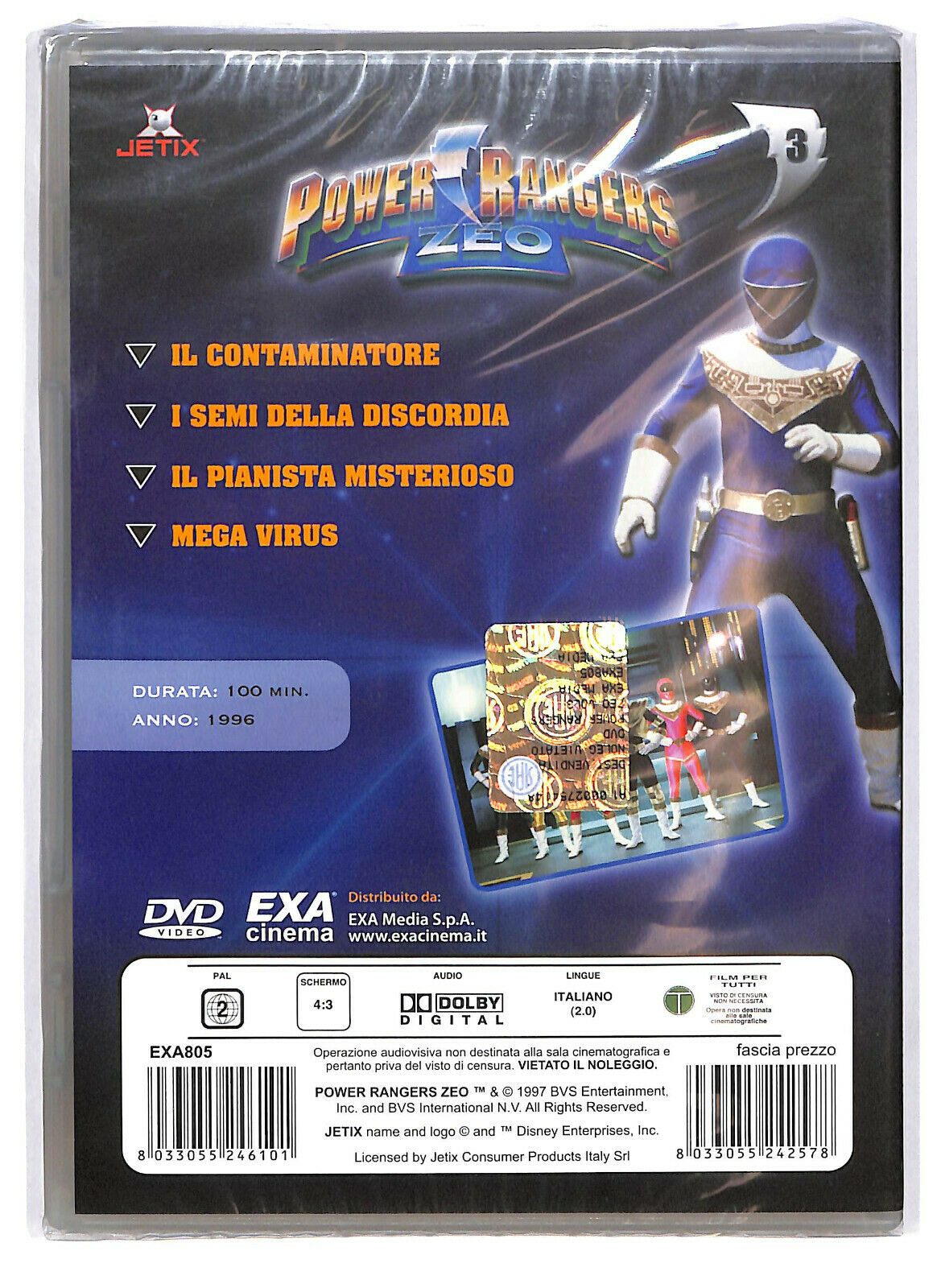 EBOND Power Rangers Zeo DVD D587345