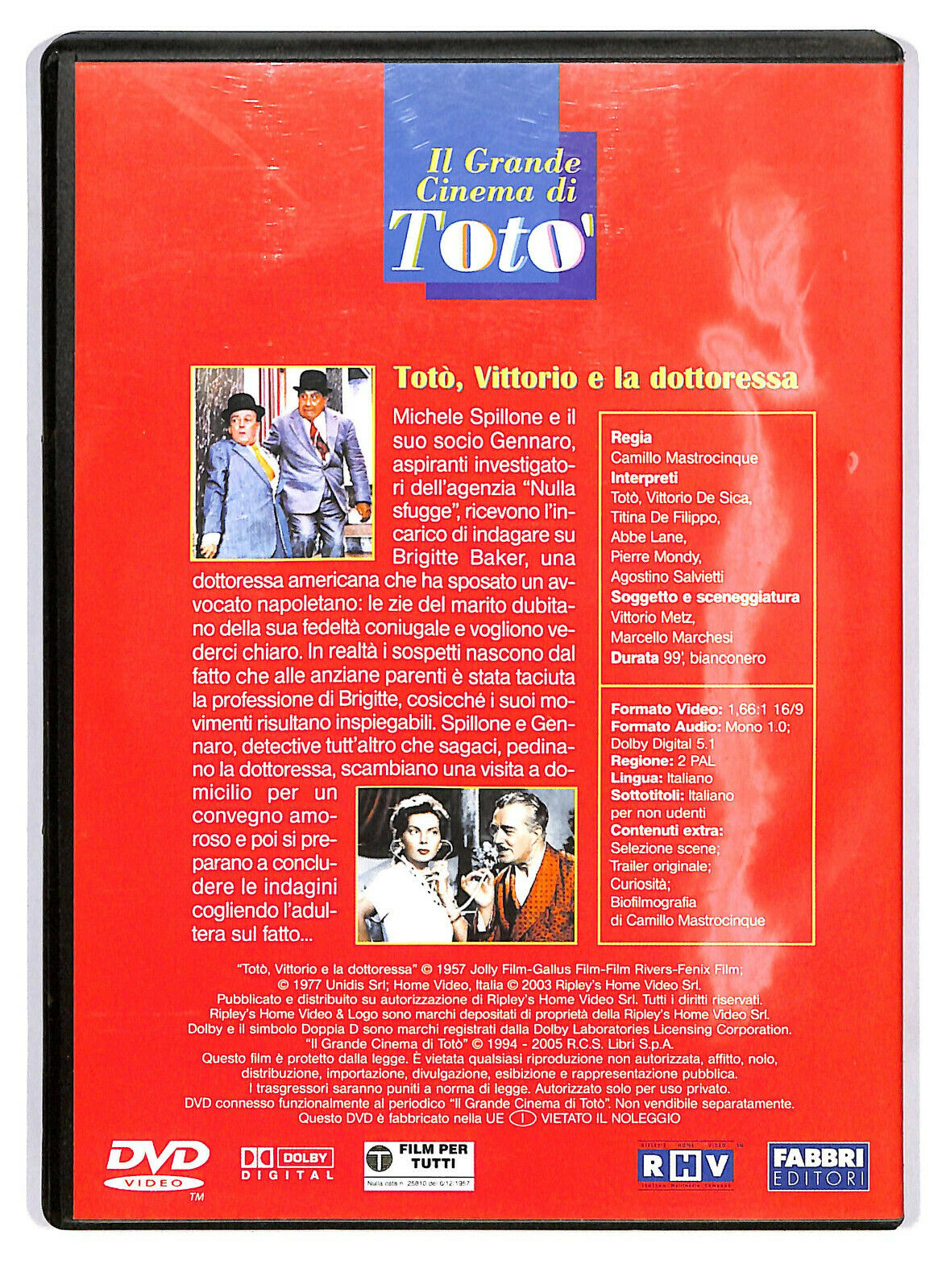 EBOND Toto, Vittorio e La Dottoressa DVD Editoriale D587364