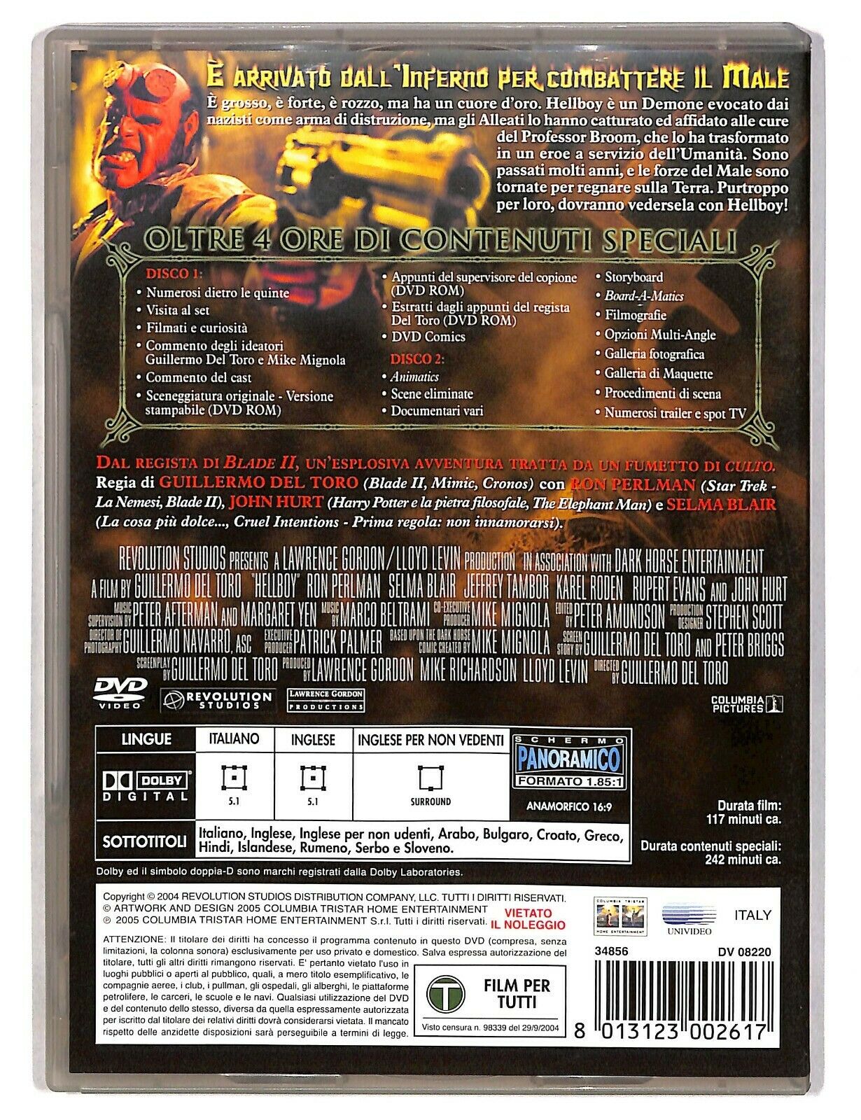 EBOND Hellboy Di Guillermo Del Toro (2 DVD) D587434