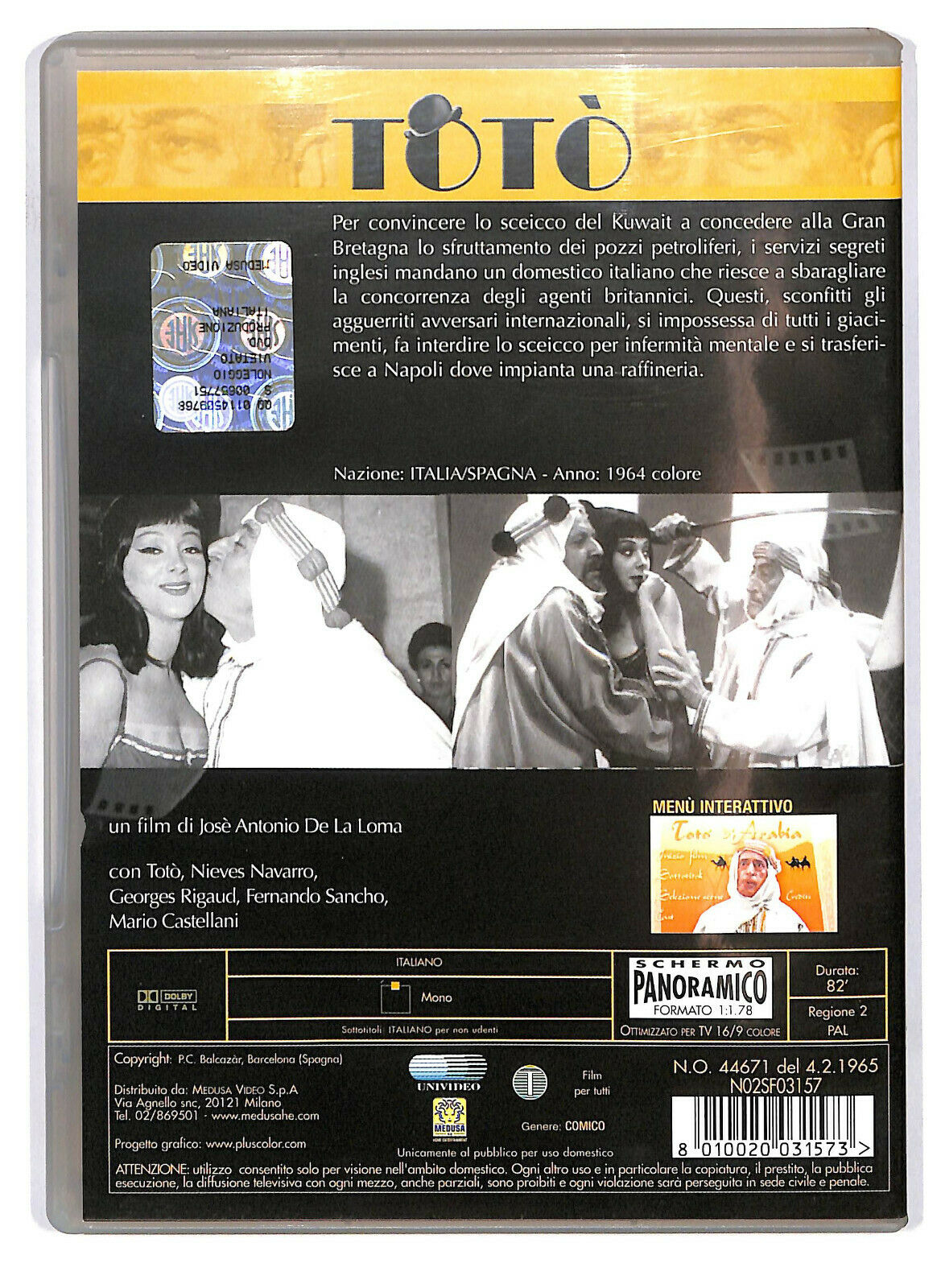 EBOND Toto' D'arabia DVD D587515