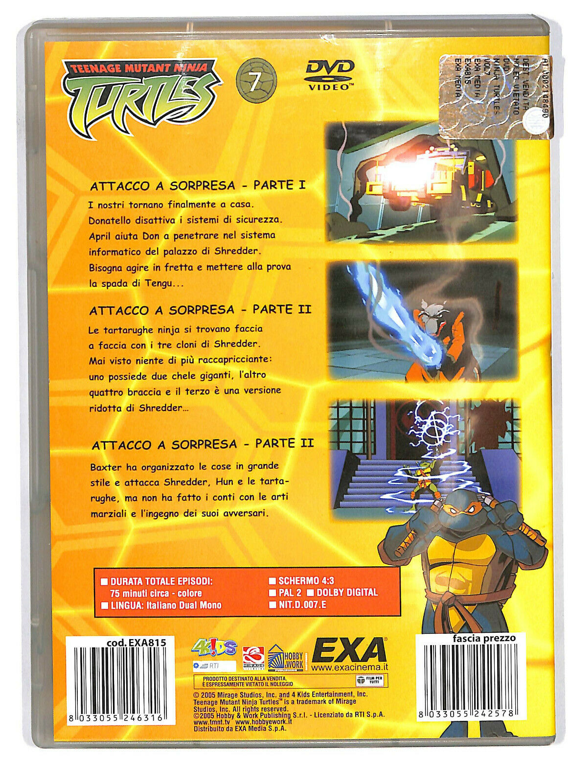 EBOND Teenage Mutant Ninja Turtles Vol.07 DVD Editoriale D587546