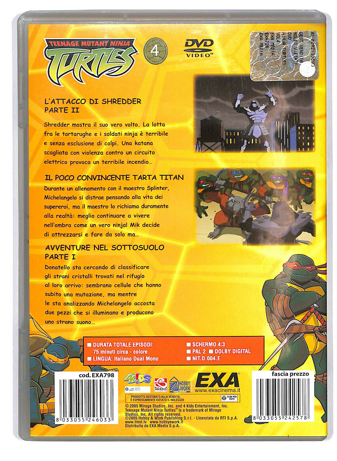 EBOND Teenage Mutant Ninja Turtles - Vol.4 DVD Editoriale D587701
