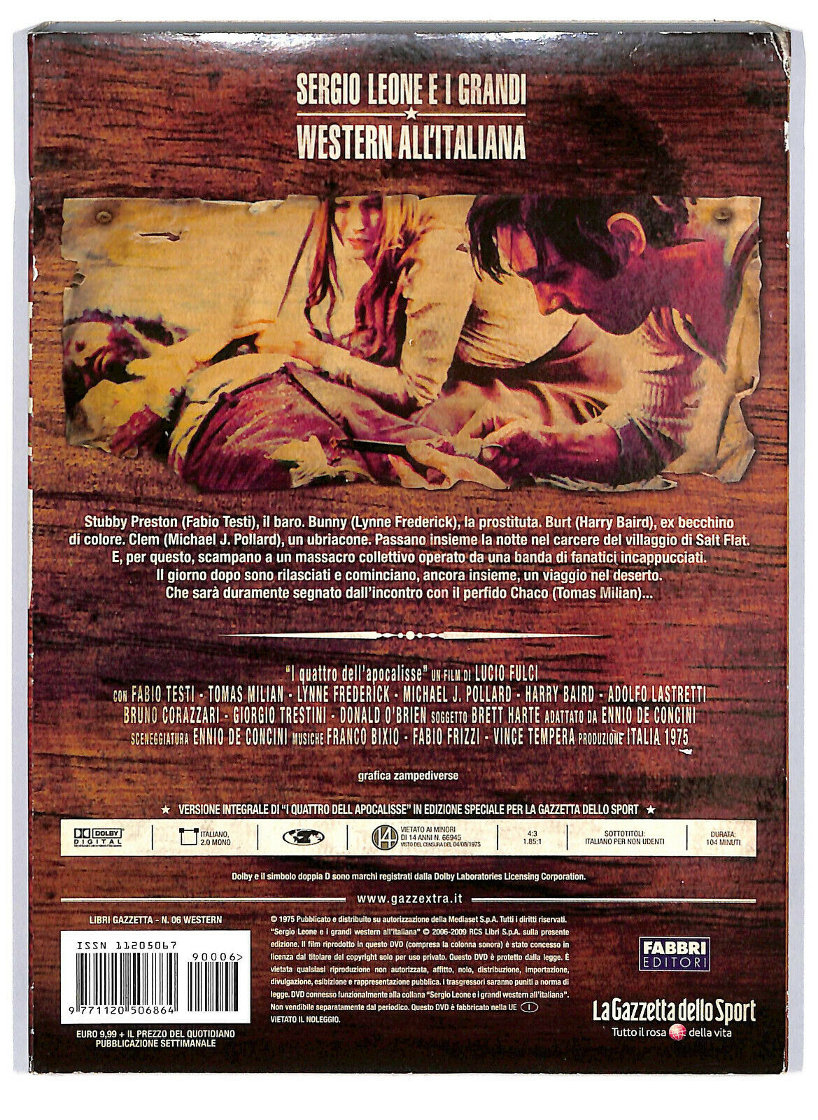 EBOND Sergio Leone e i Grandi - I Quattro Dell'apocalisse Vol06 DVD D587717