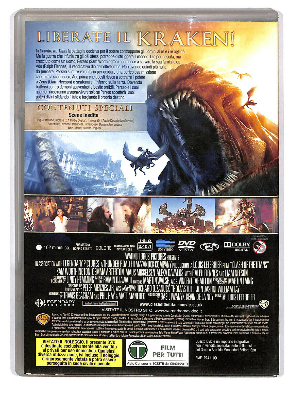 EBOND Scontro Tra Titani DVD Editoriale D587764