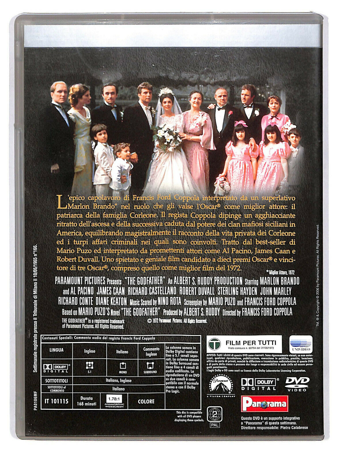 EBOND Il Padrino DVD Editoriale D587805