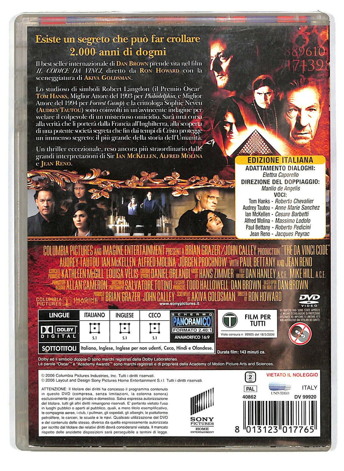 EBOND Il Codice Da Vinciil Codice Da Vinci DVD D588024