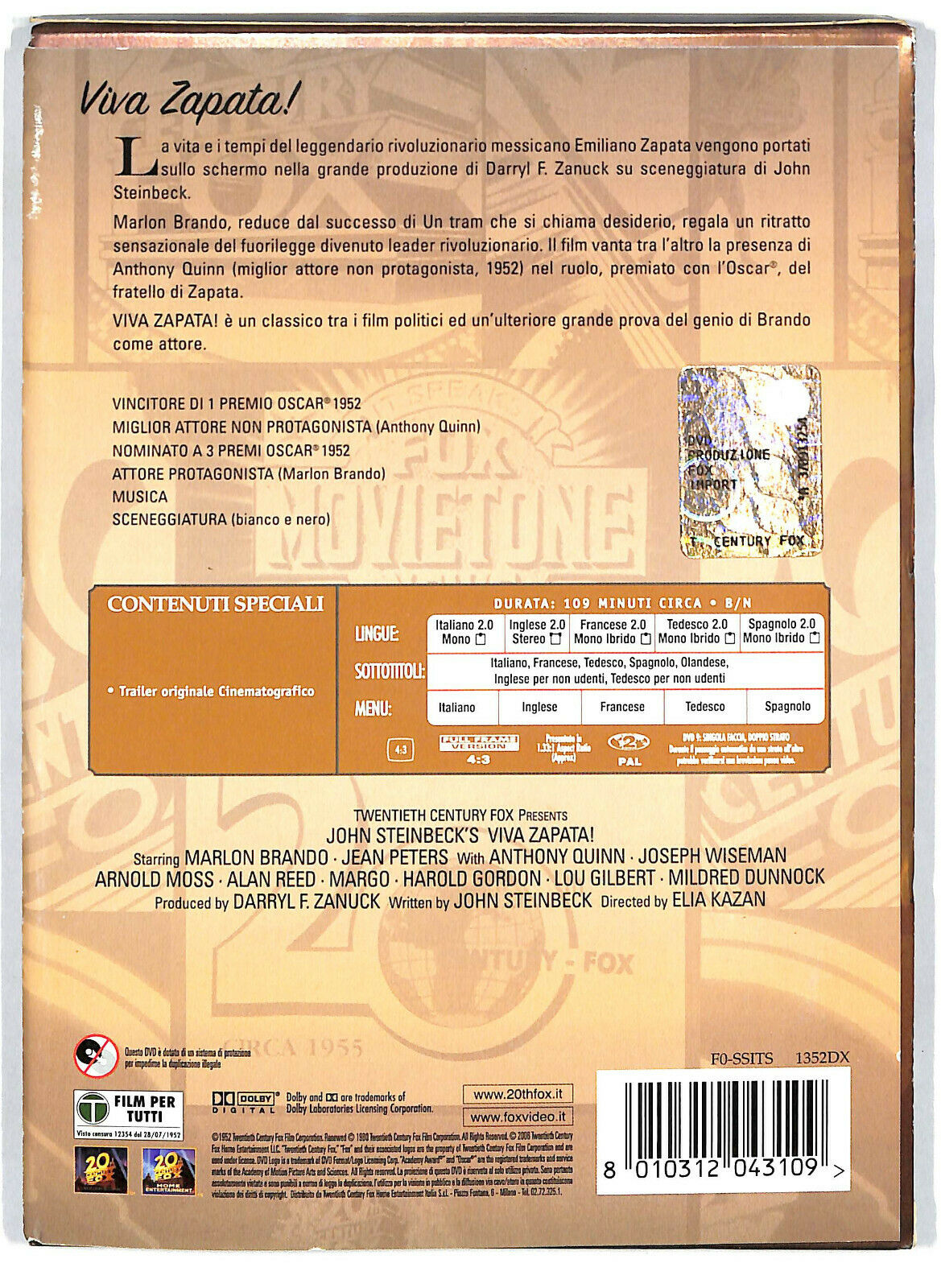 EBOND Viva Zapata DVD D588044