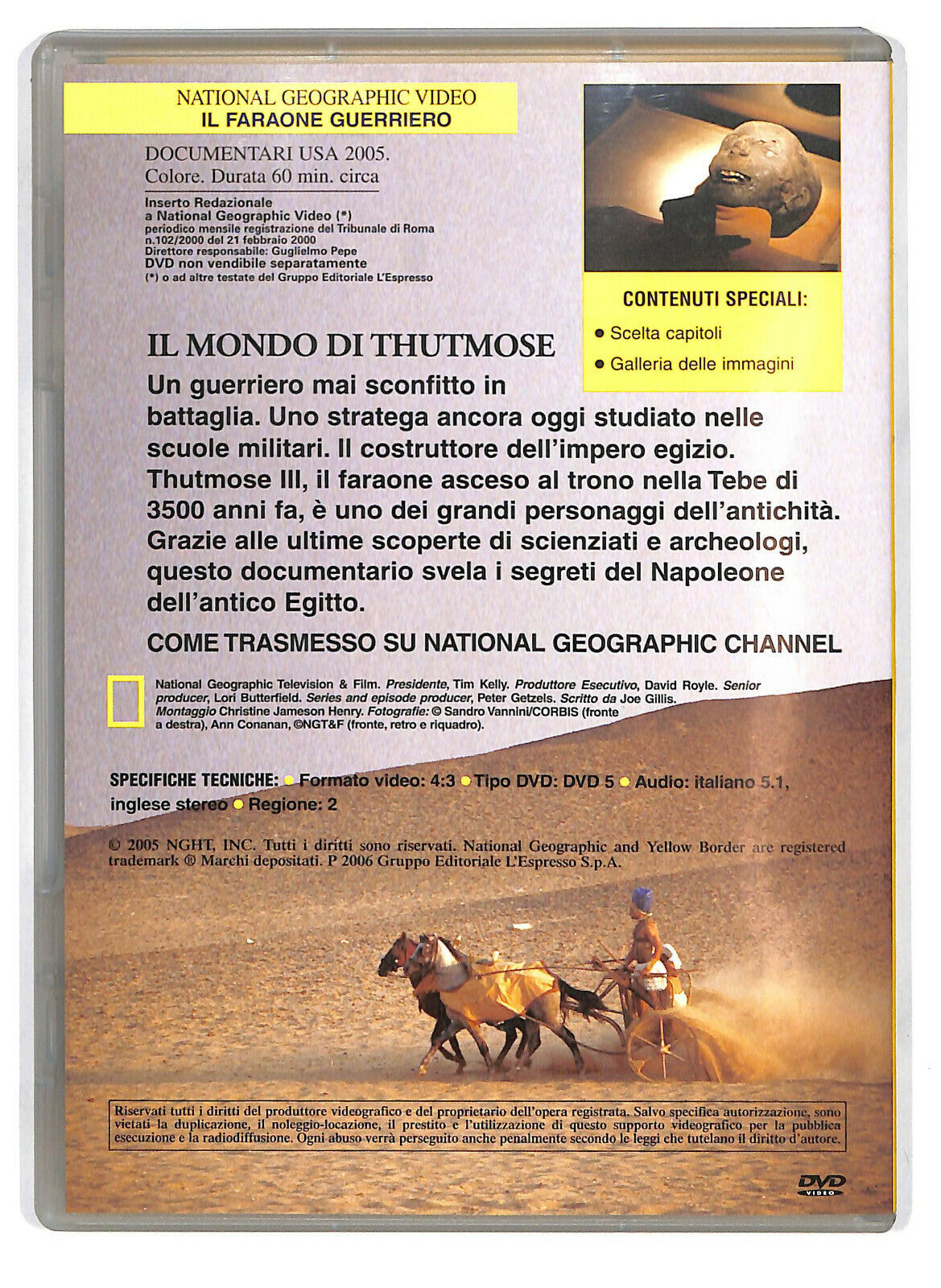 EBOND Il Faraone Guerriero - National Geographic Vol.35 DVD Editoriale D588103