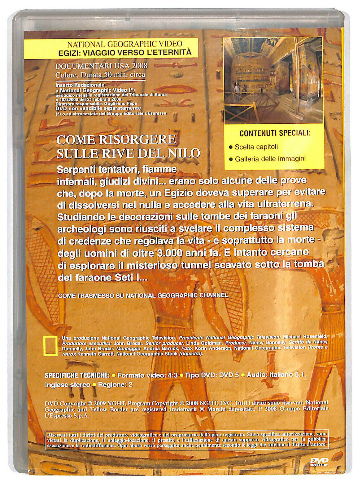 EBOND Egizi Viaggio Verso L'eternita - National Geographic Vol.80 DVD D588119