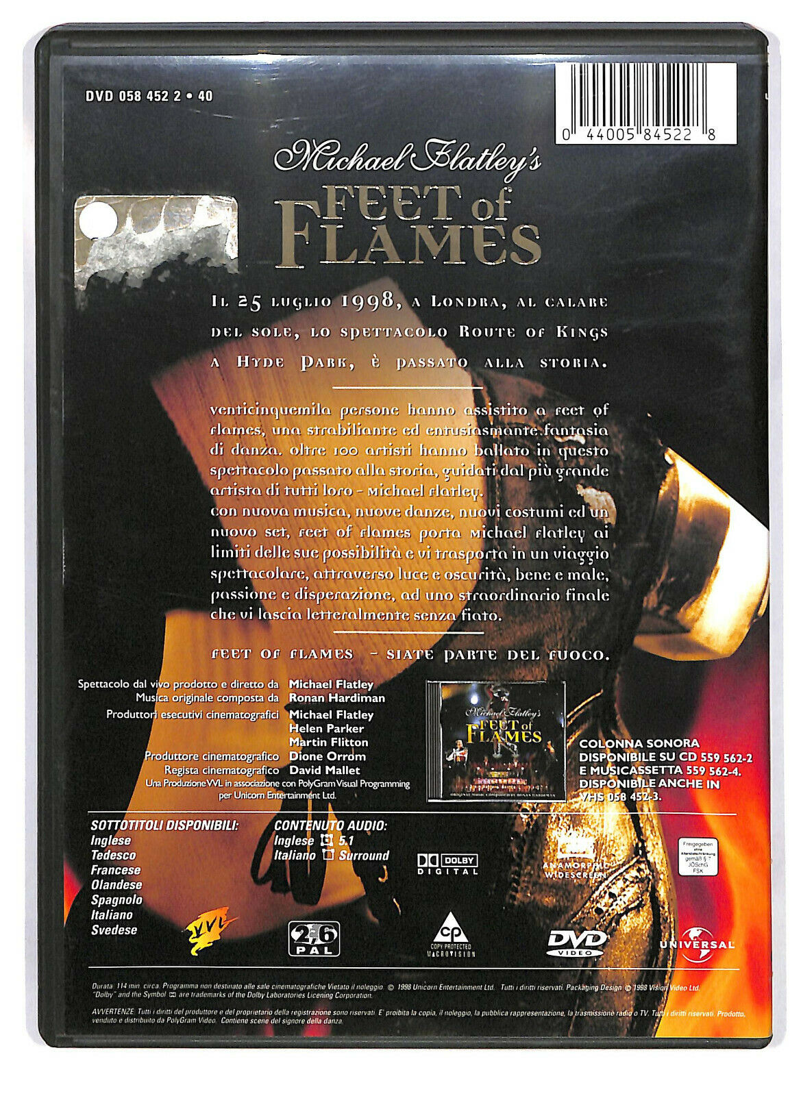 EBOND Michael Flatley – Feet Of Flames DVD D588152
