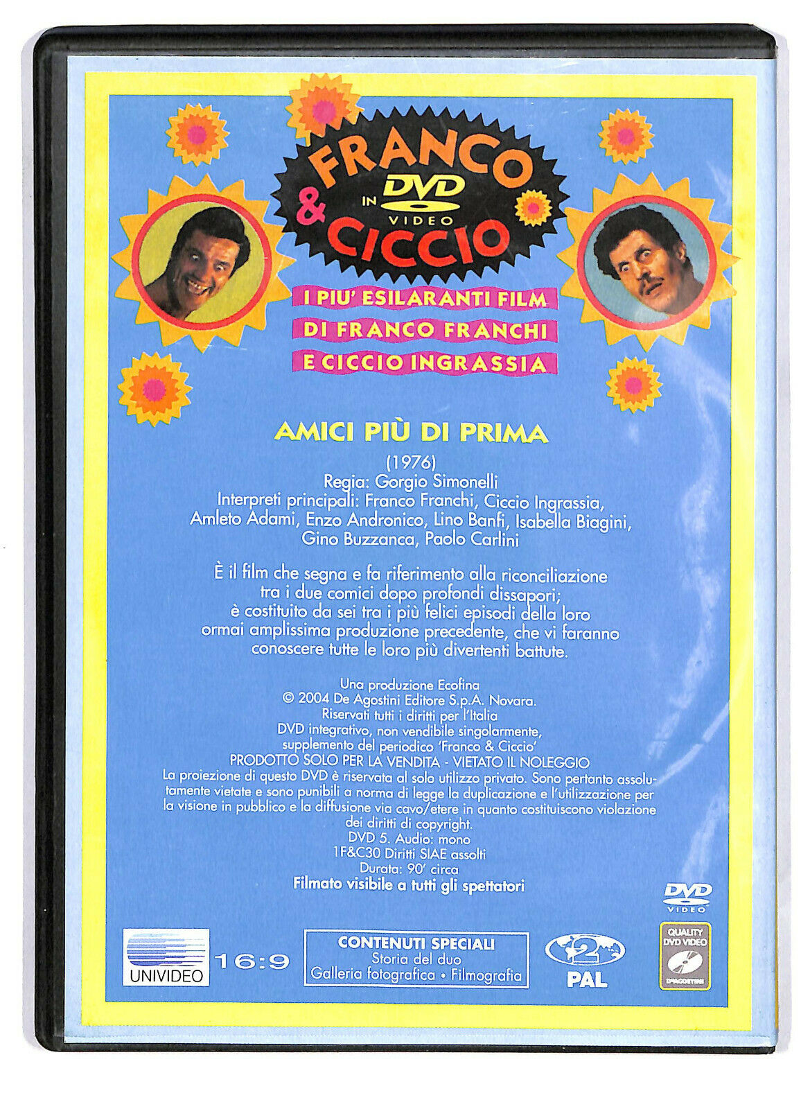 EBOND Franco e Ciccio Amici Piu Di Prima DVD Editoriale D588241