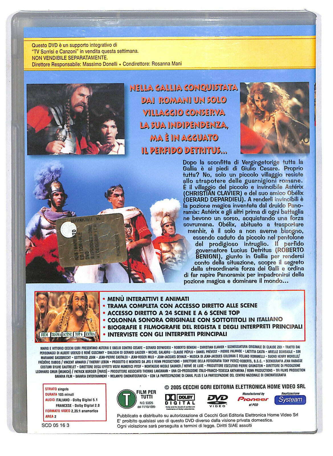 EBOND Asterix & Obelix Contro Cesare DVD Editoriale D588247