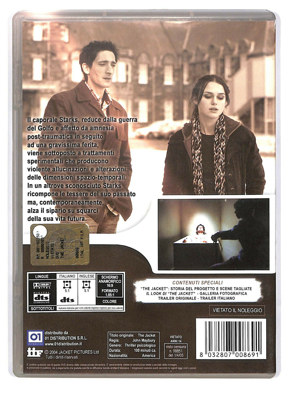 EBOND The Jacket DVD D588359
