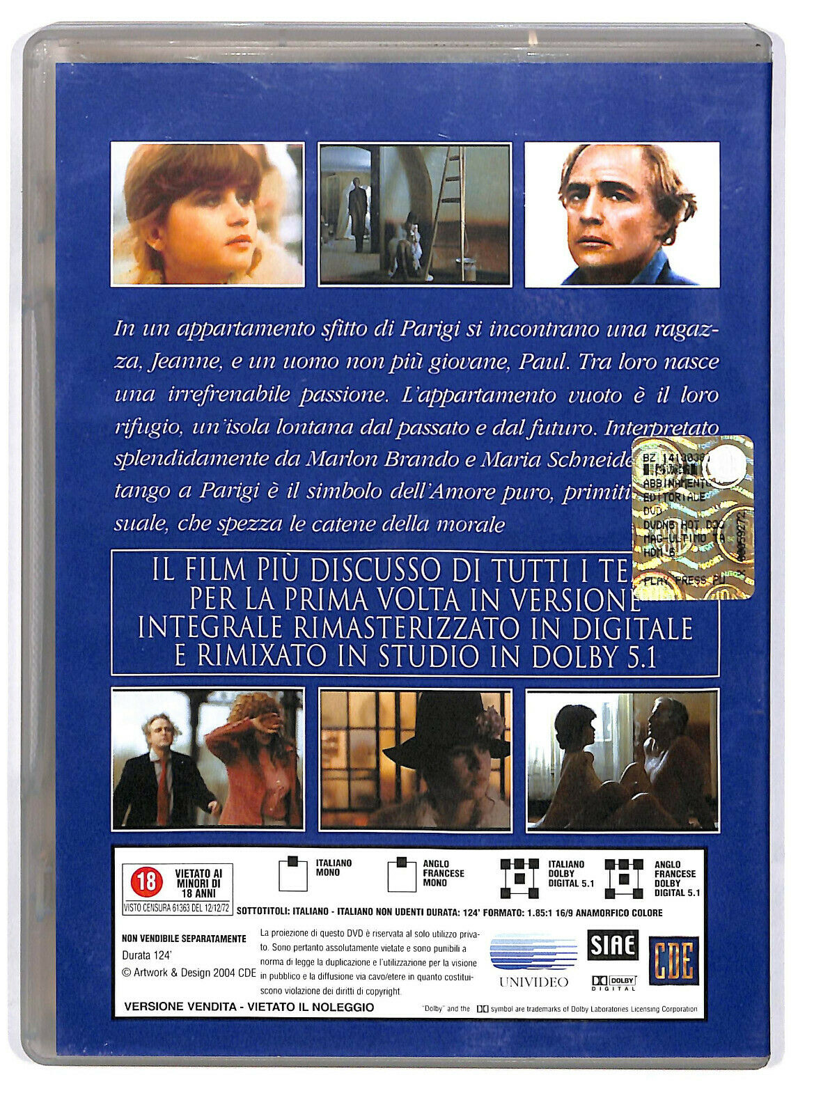 EBOND Ultimo Tango a Parigi DVD D588505