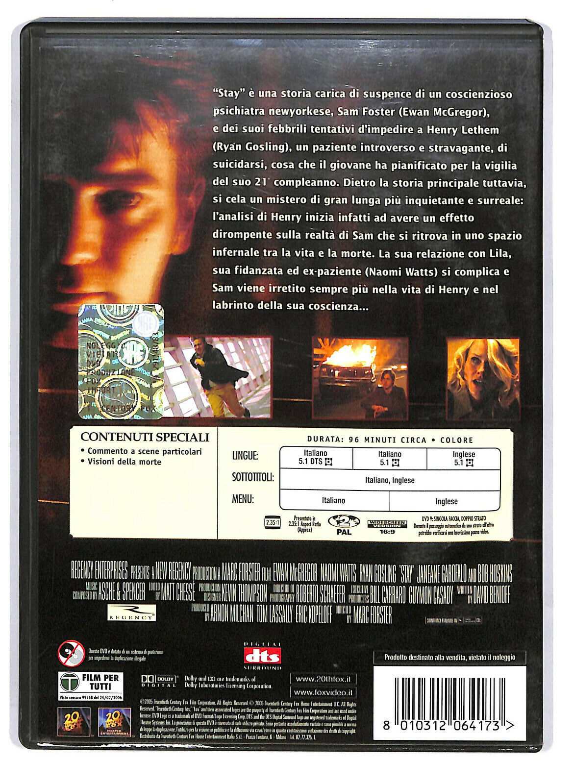 EBOND Stay - Nel Labirinto Della Mente DVD D588538