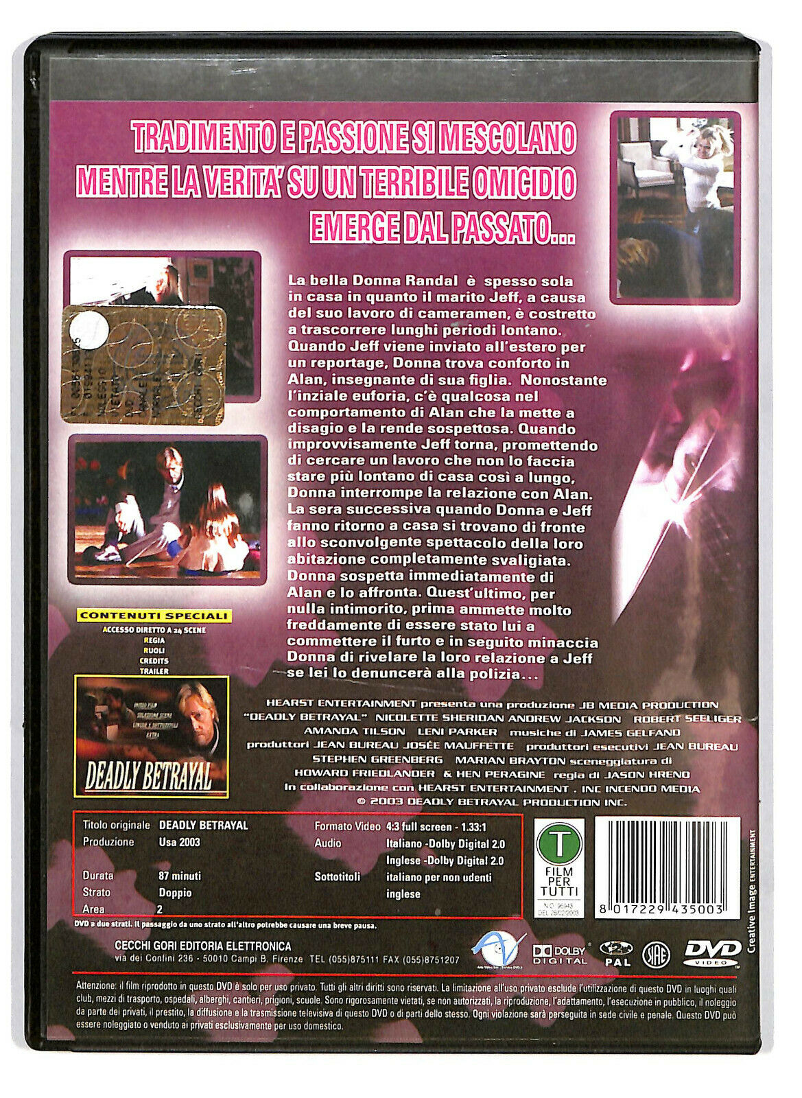 EBOND Deadly Betrayal DVD D588623