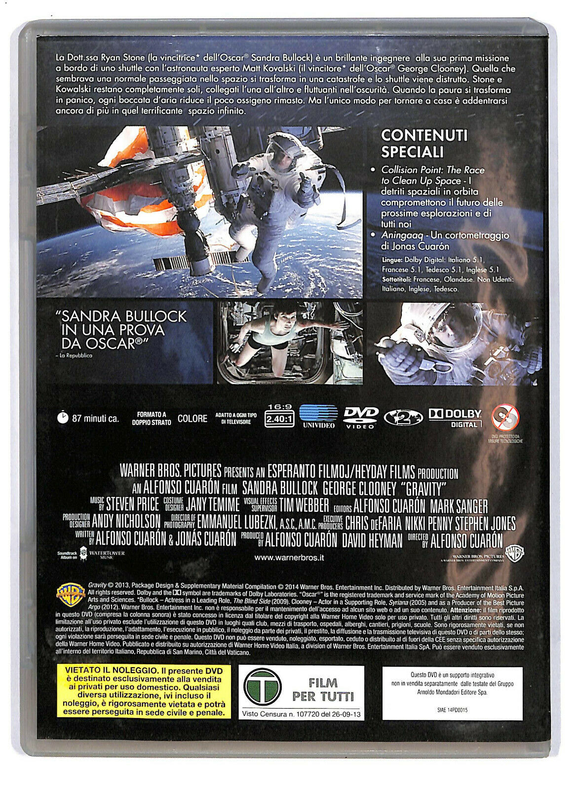 EBOND Gravity DVD Editoriale D588649